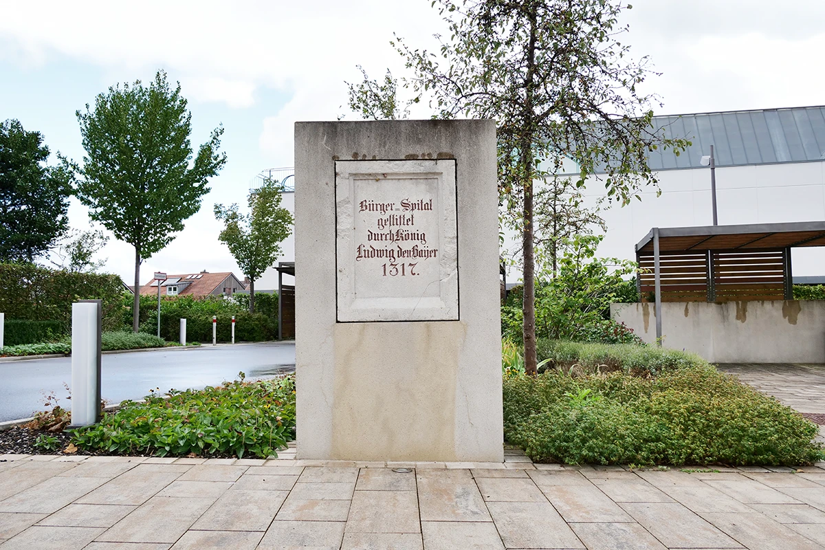 Bürgerspital Gründungsstein von 1317